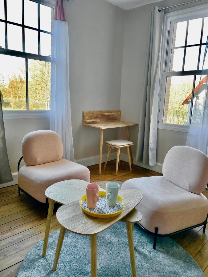 Bed and Breakfast Aux Jolies Sources Saint-Aubin-sur-Scie Exterior foto